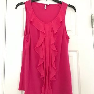 Elle sleeveless pink blouse